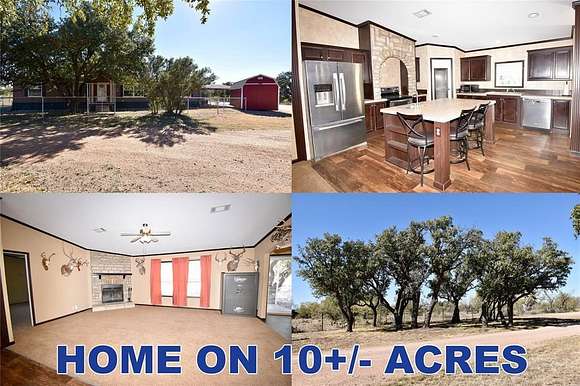 10.21 Acres of Recreational Land with Home for Sale in Brady, Texas