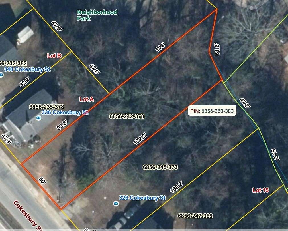 0.21 Acres of Residential Land for Sale in Greenwood, South Carolina