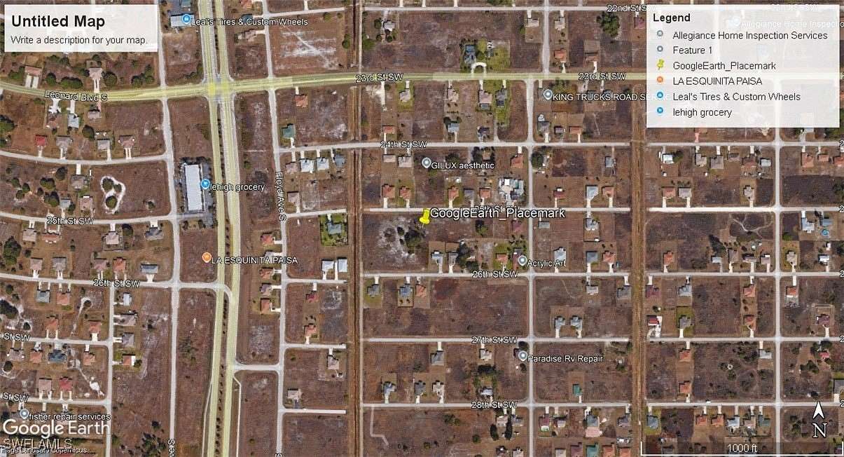 0.252 Acres of Residential Land for Sale in Lehigh Acres, Florida