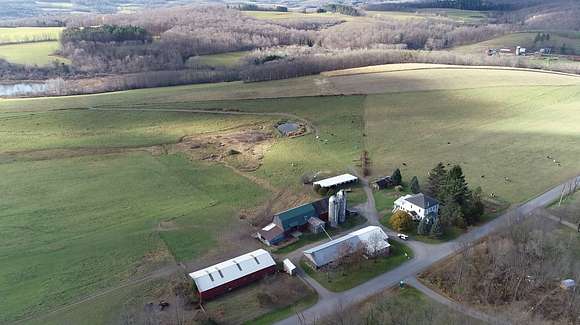 211.14 Acres of Land with Home for Sale in West Edmeston, New York