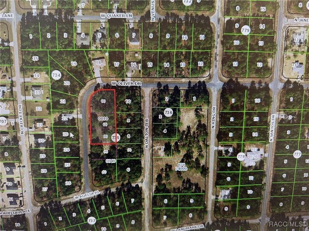 0.25 Acres of Land for Sale in Dunnellon, Florida