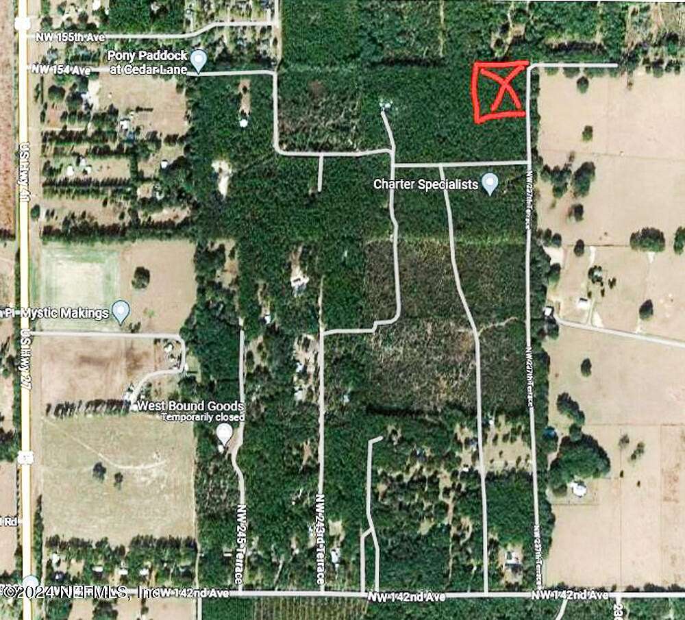 9.82 Acres of Residential Land for Sale in High Springs, Florida