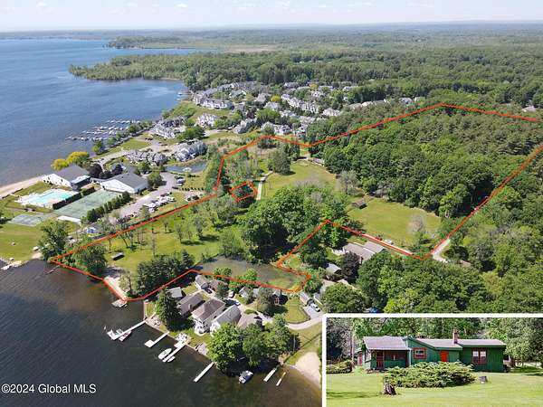 14.7 Acres of Land with Home for Sale in Saratoga Springs, New York