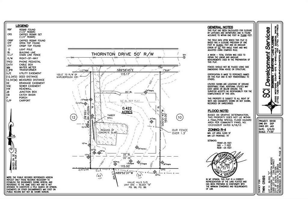 0.422 Acres of Residential Land for Sale in Atlanta, Georgia