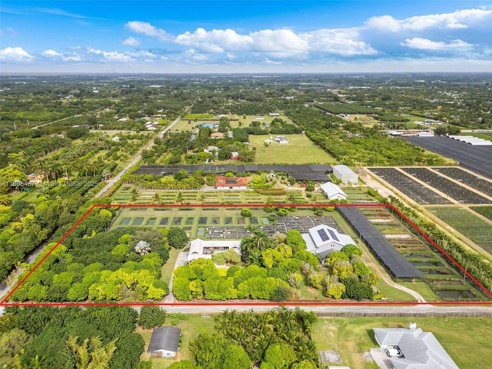 5 Acres of Residential Land with Home for Sale in Homestead, Florida