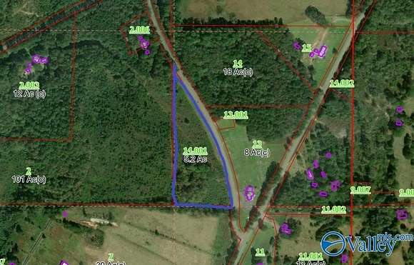 5.2 Acres of Residential Land for Sale in Gaylesville, Alabama