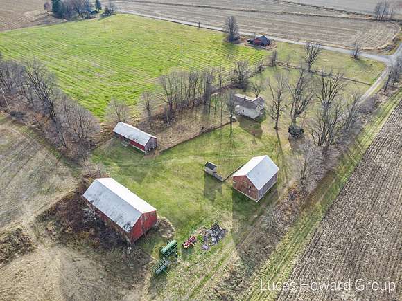 82.4 Acres of Land with Home for Sale in Homer, Michigan