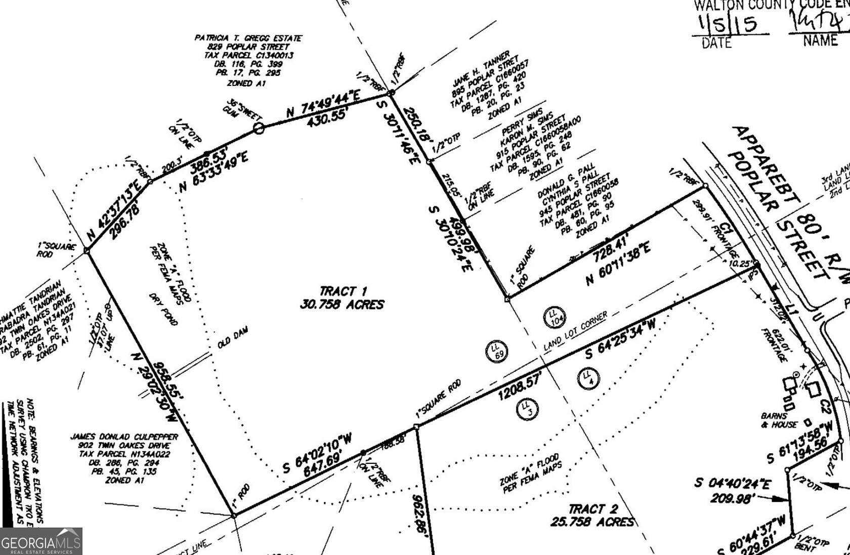 30.758 Acres of Land for Sale in Monroe, Georgia