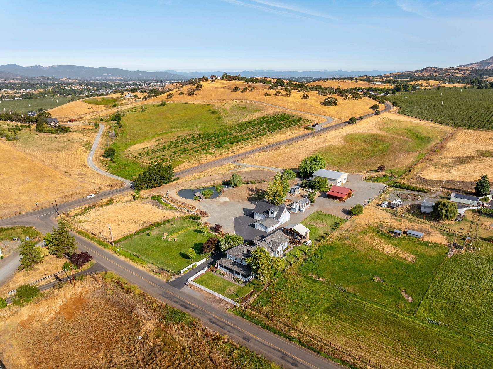 8.78 Acres of Residential Land with Home for Sale in Talent, Oregon