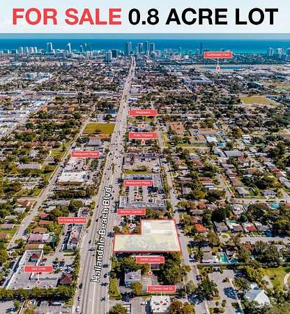 0.8 Acres of Mixed-Use Land for Sale in Hallandale Beach, Florida