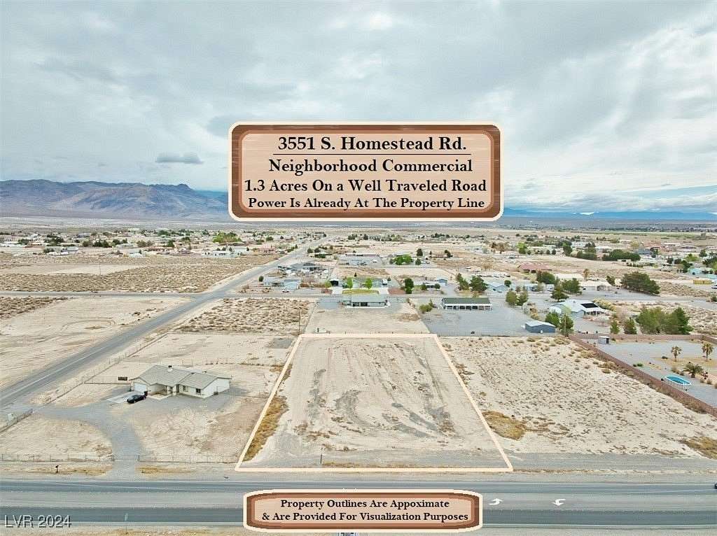 1.3 Acres of Mixed-Use Land for Sale in Pahrump, Nevada