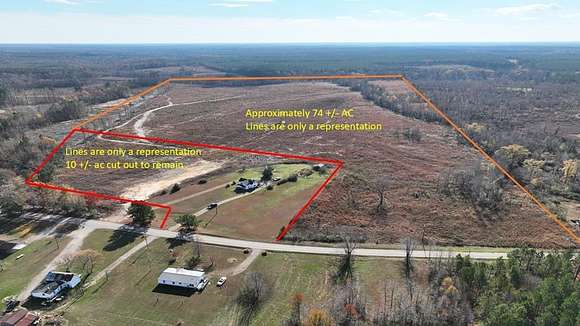 74 Acres of Land for Sale in Lawrenceville, Virginia