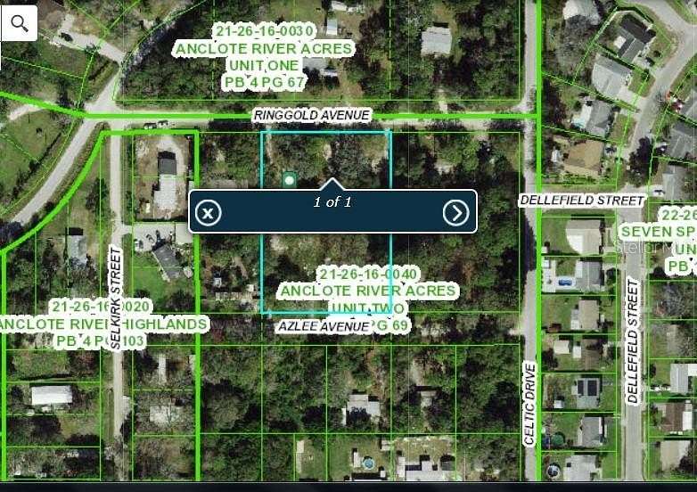 1.28 Acres of Residential Land for Sale in New Port Richey, Florida