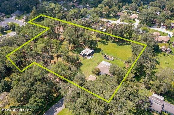 3.34 Acres of Residential Land with Home for Sale in Jacksonville, Florida