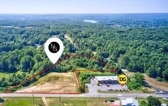 4.7 Acres of Commercial Land for Sale in Dawsonville, Georgia