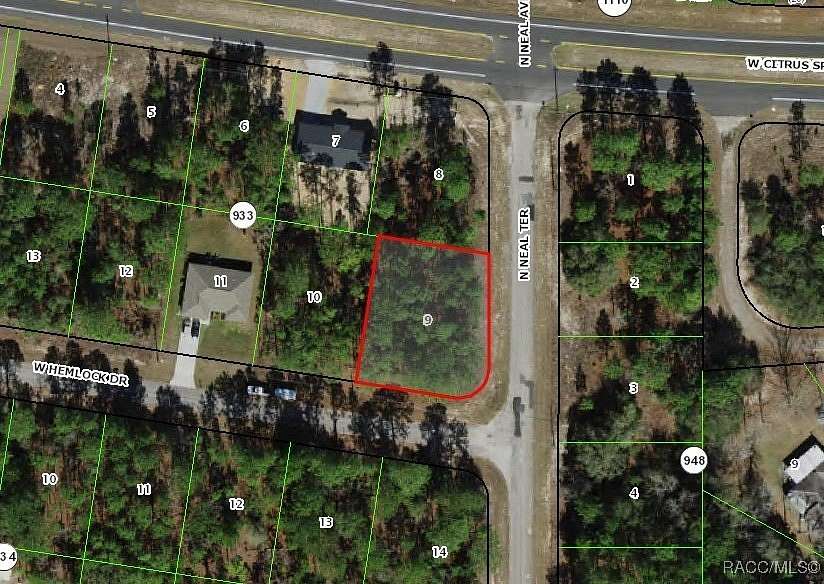 0.3 Acres of Residential Land for Sale in Citrus Springs, Florida