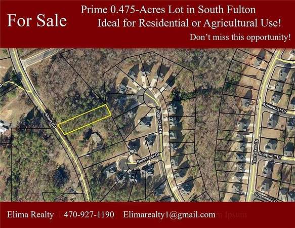 0.48 Acres of Land for Sale in Fairburn, Georgia