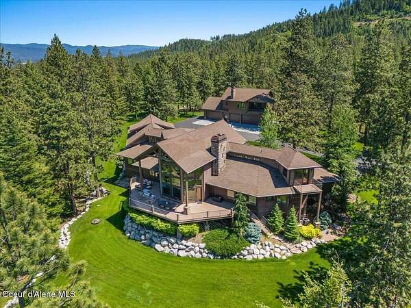 25.3 Acres of Recreational Land with Home for Sale in Coeur d'Alene, Idaho