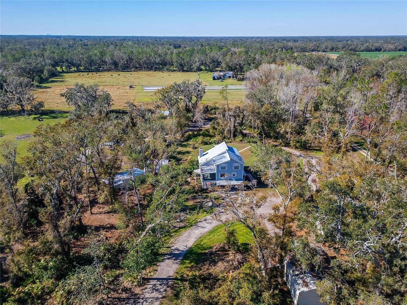 4 Acres of Residential Land with Home for Sale in Plant City, Florida