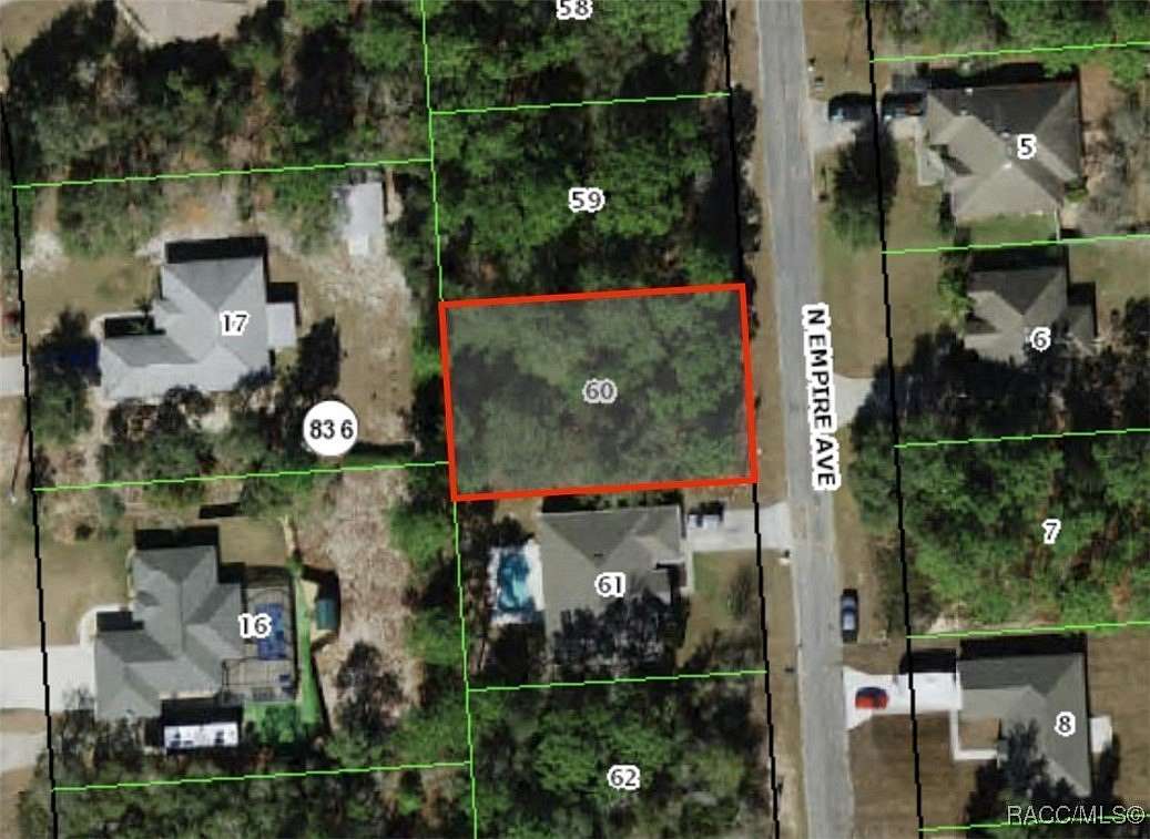 0.23 Acres of Residential Land for Sale in Citrus Springs, Florida