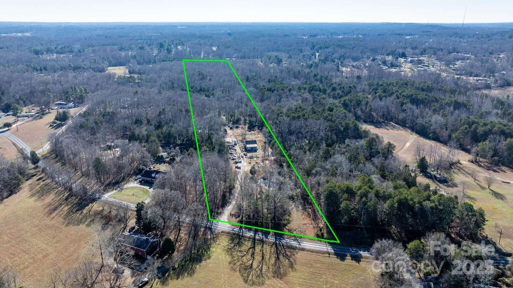 13.7 Acres of Land with Home for Sale in Salisbury, North Carolina