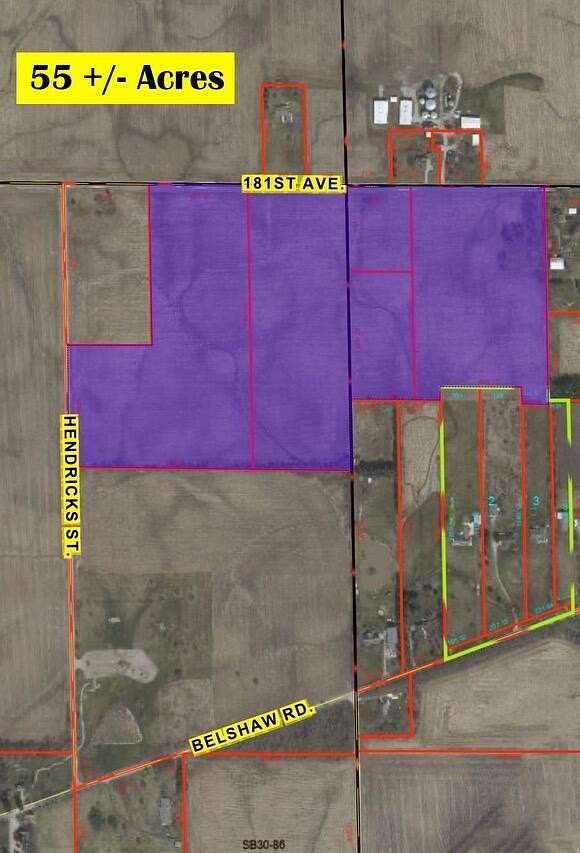 55 Acres of Land for Sale in Lowell, Indiana