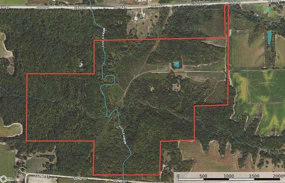 172 Acres of Recreational Land & Farm for Sale in Birmingham, Iowa