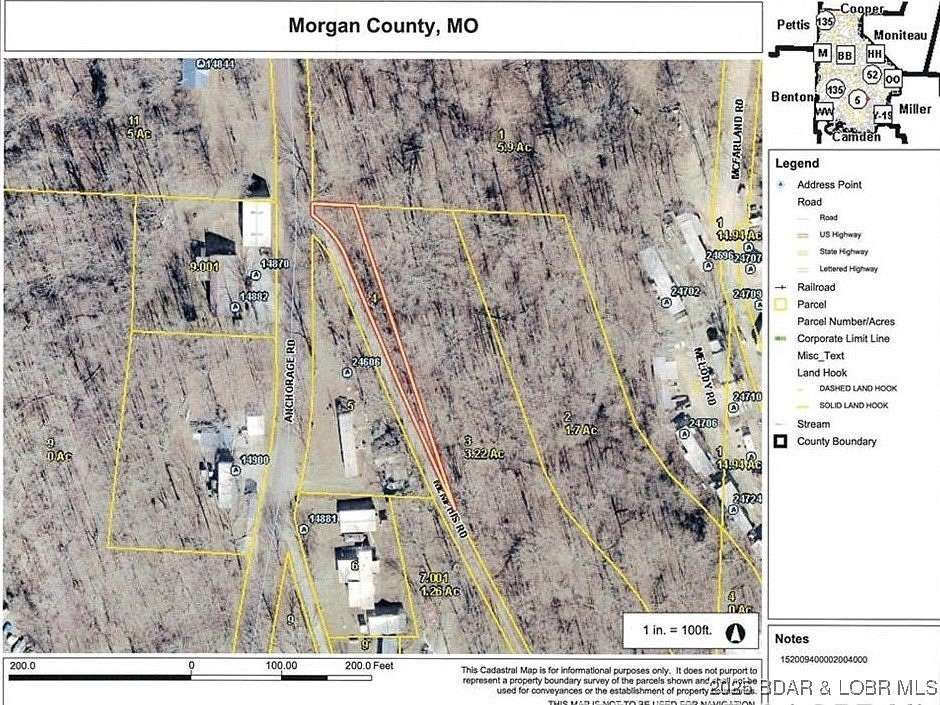 1.39 Acres of Residential Land for Sale in Gravois Mills, Missouri