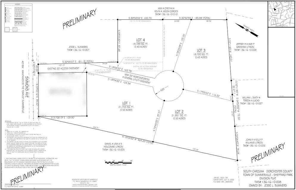 1.84 Acres of Residential Land for Sale in Summerville, South Carolina