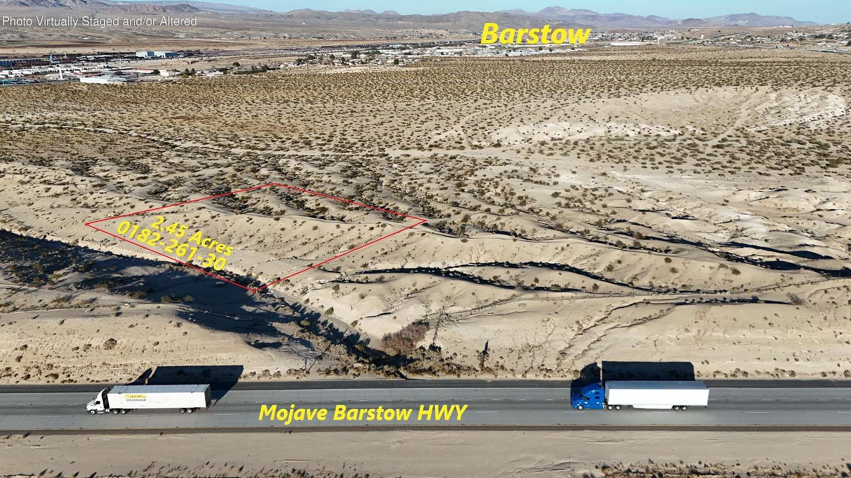 2.45 Acres of Residential Land for Sale in Barstow, California