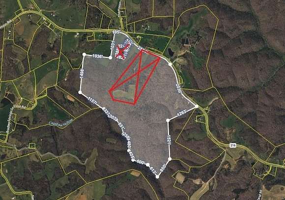 208 Acres of Land for Sale in Hestand, Kentucky