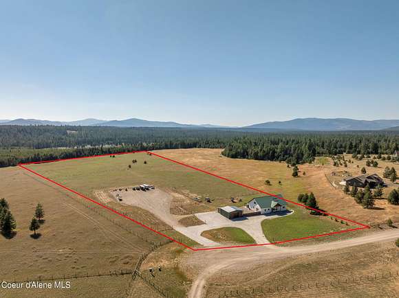 22.25 Acres of Land with Home for Sale in Athol, Idaho