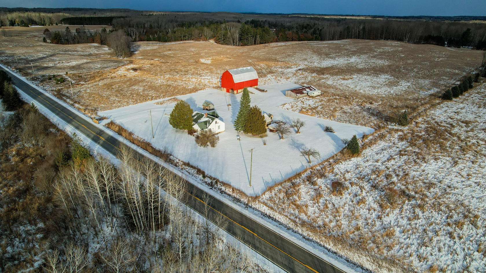 120 Acres of Land with Home for Sale in Gladwin, Michigan