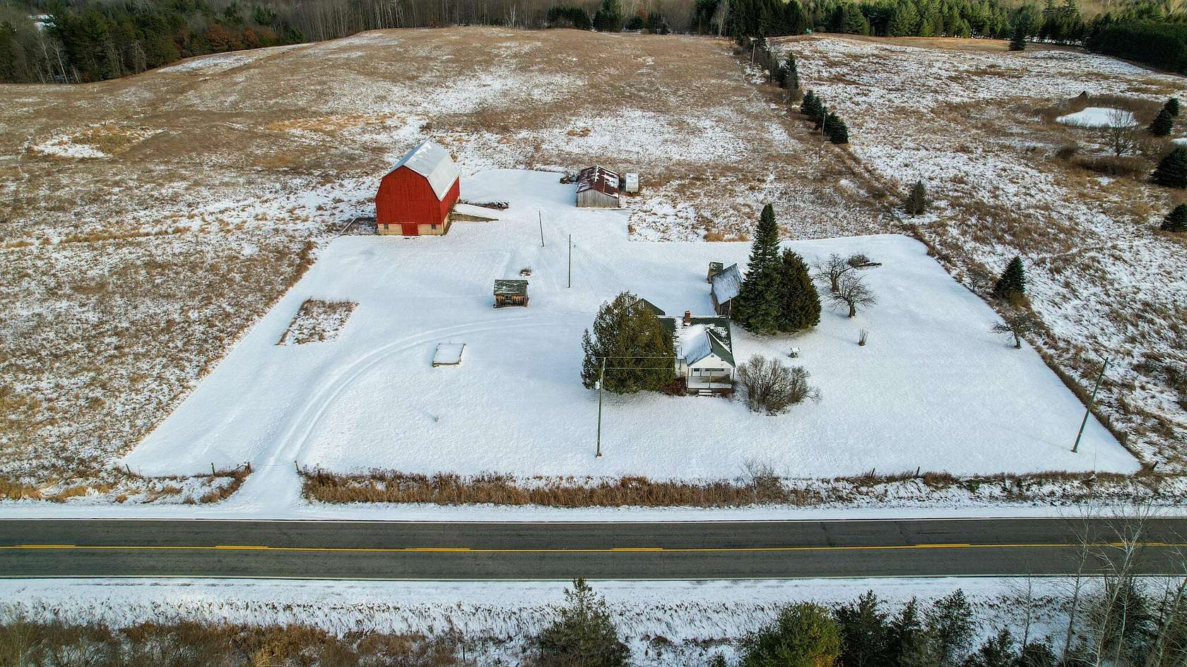 120 Acres of Land with Home for Sale in Gladwin, Michigan