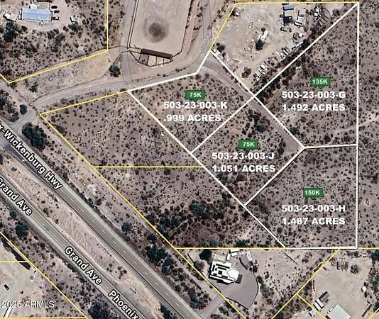 1.49 Acres of Residential Land for Sale in Morristown, Arizona