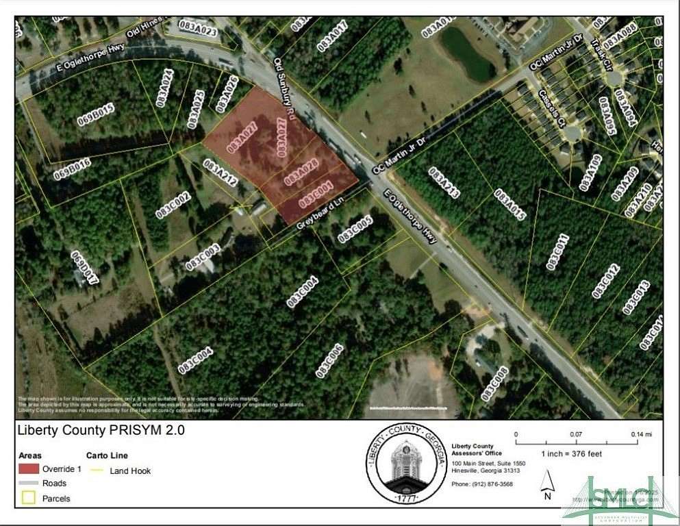 6 Acres of Improved Mixed-Use Land for Sale in Hinesville, Georgia