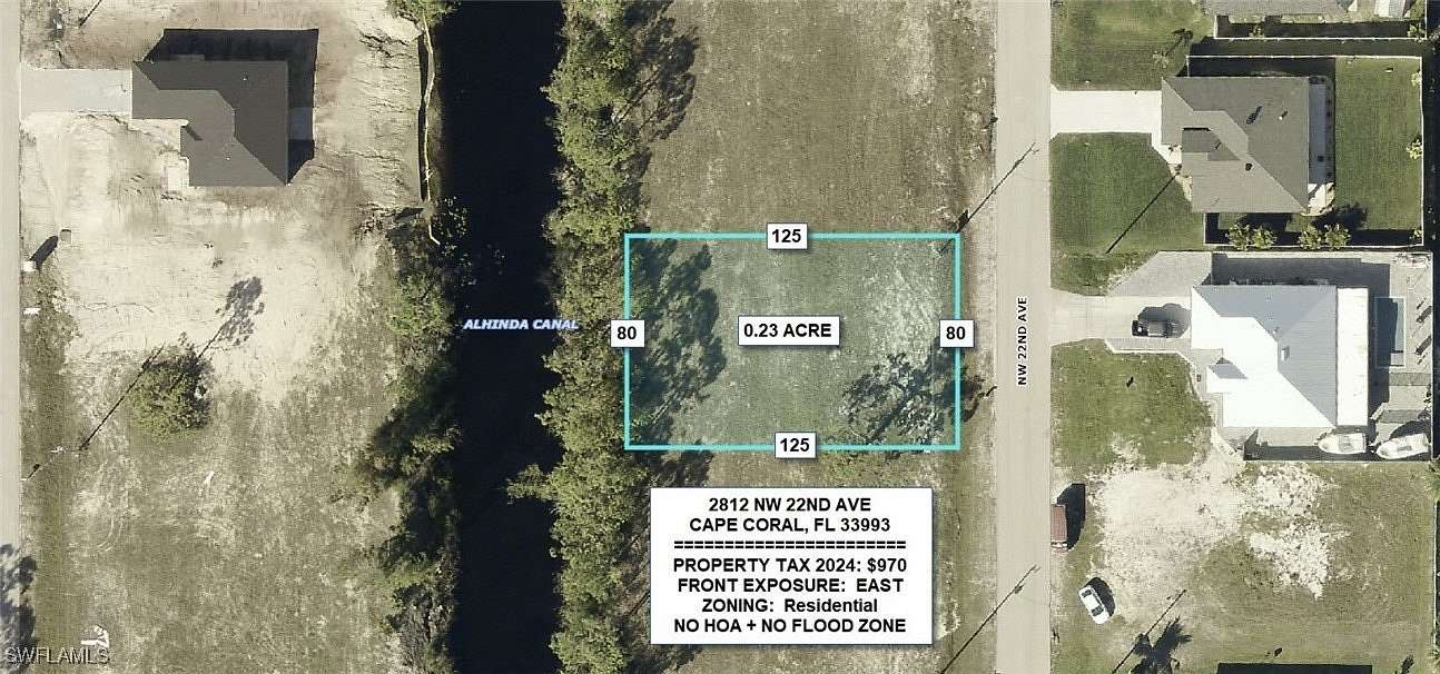 0.23 Acres of Land for Sale in Cape Coral, Florida
