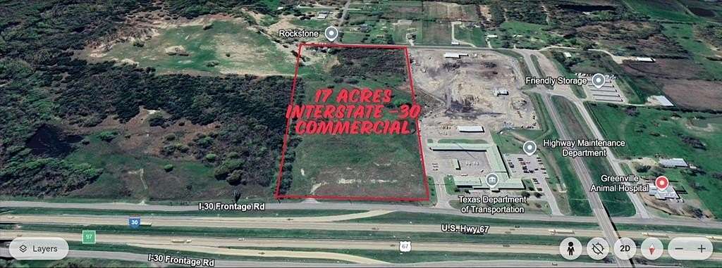 16 Acres of Commercial Land for Sale in Greenville, Texas