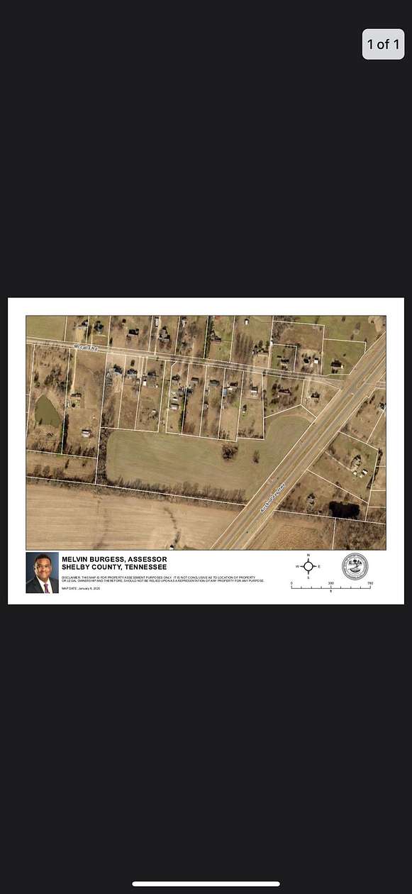 19.27 Acres of Land for Sale in Millington, Tennessee