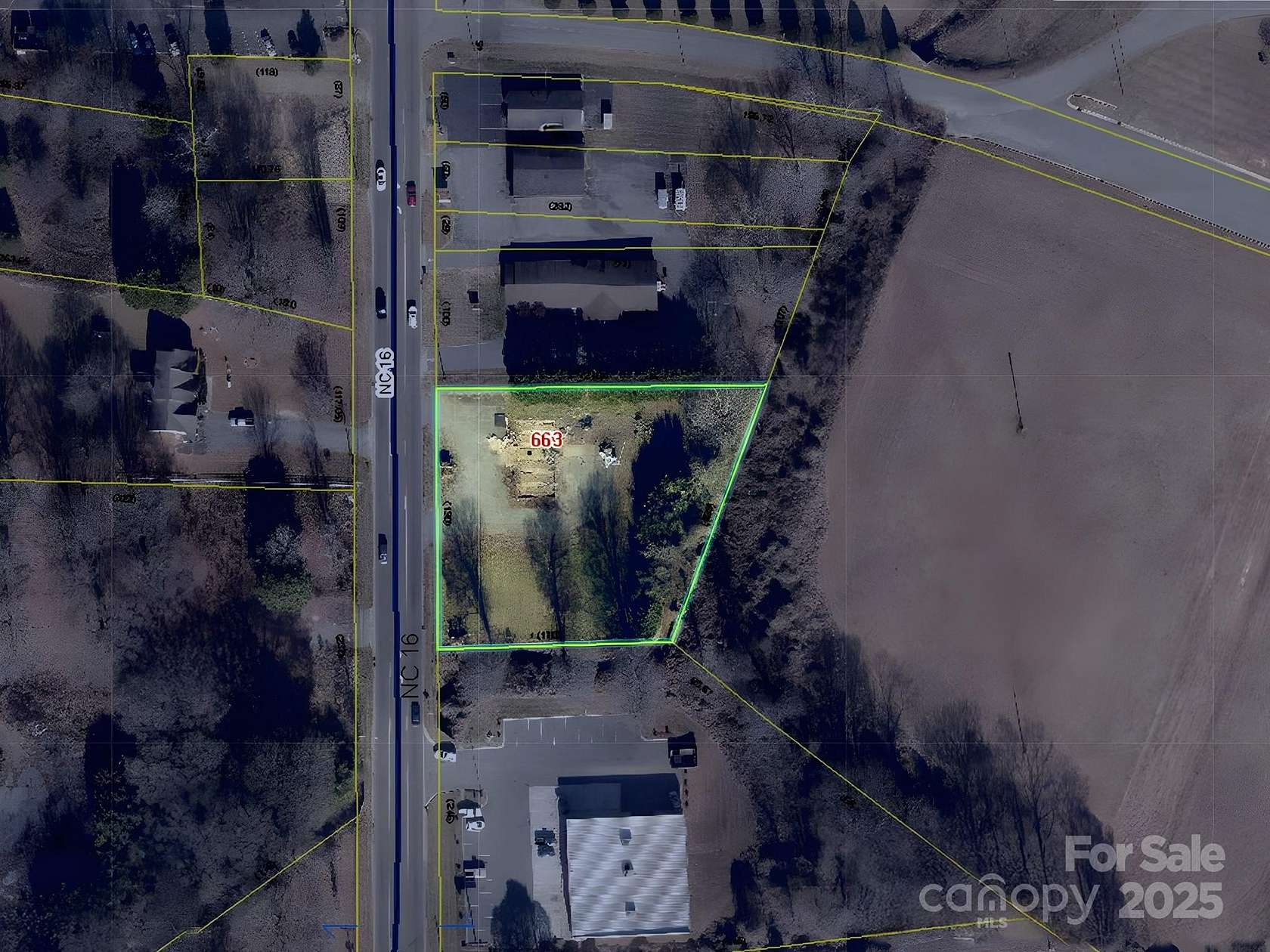 0.87 Acres of Commercial Land for Sale in Taylorsville, North Carolina