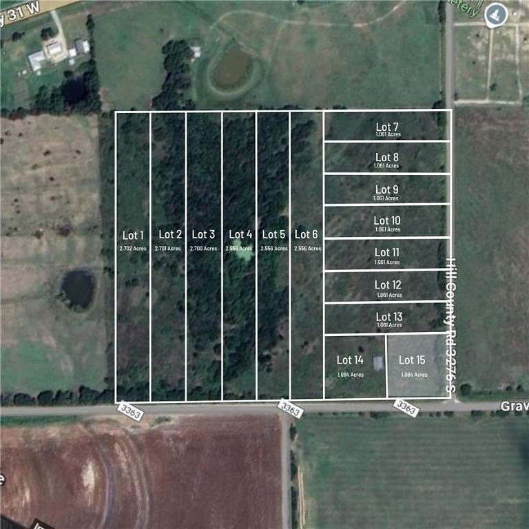 1.06 Acres of Residential Land for Sale in Mount Calm, Texas