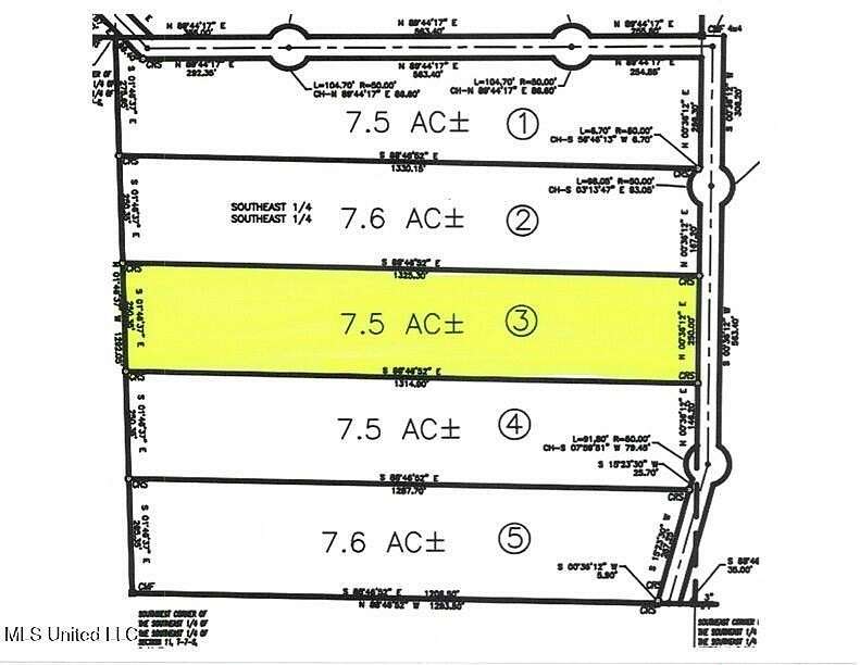 7.5 Acres of Residential Land for Sale in Kiln, Mississippi