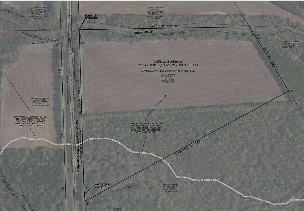 31.043 Acres of Recreational Land for Sale in Ennis, Texas