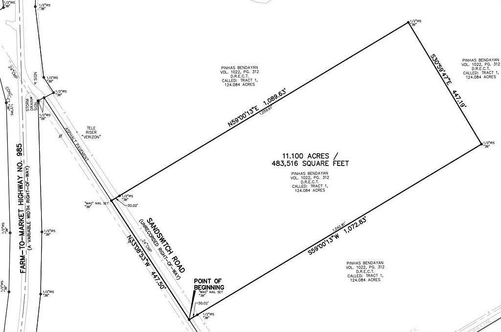 11.1 Acres of Land for Sale in Ennis, Texas