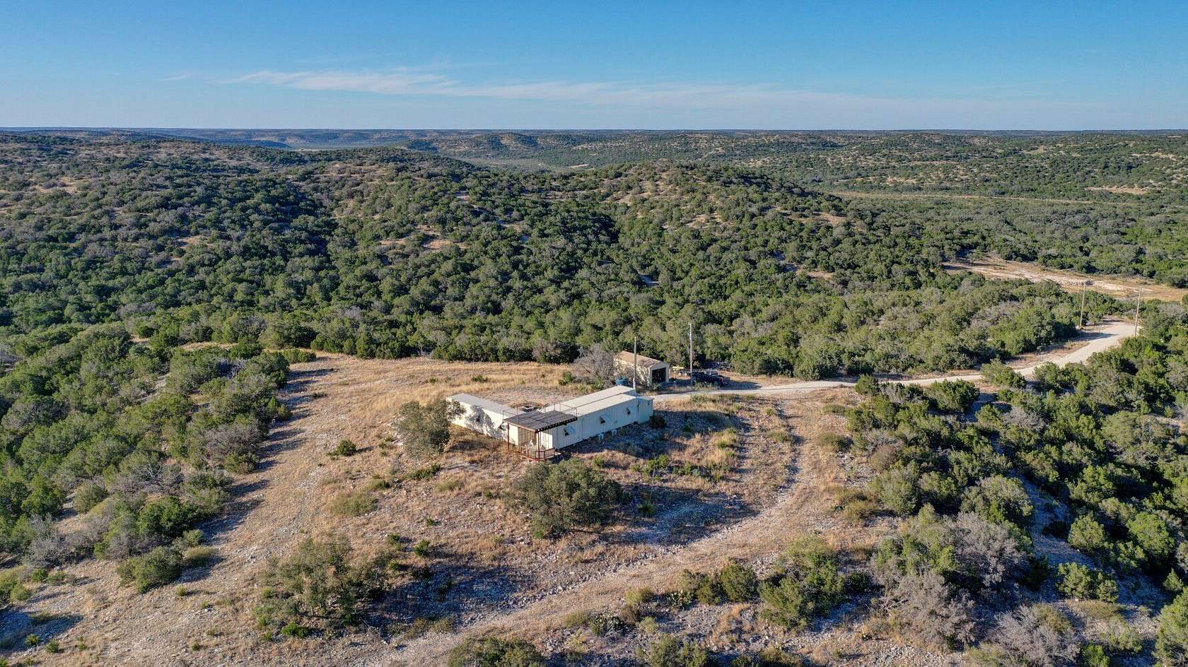 258 Acres of Recreational Land with Home for Sale in Rocksprings, Texas