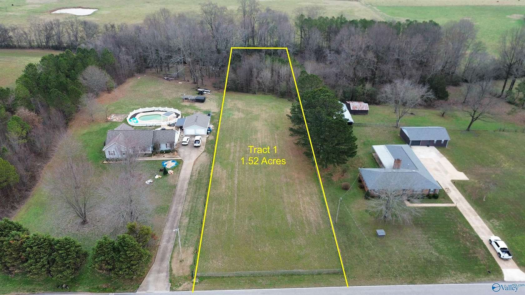 1.52 Acres of Land for Sale in Rogersville, Alabama