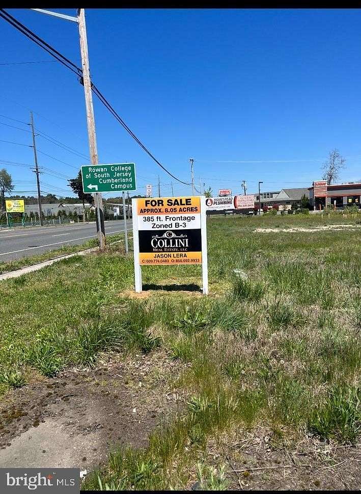 8.05 Acres of Commercial Land for Sale in Vineland, New Jersey