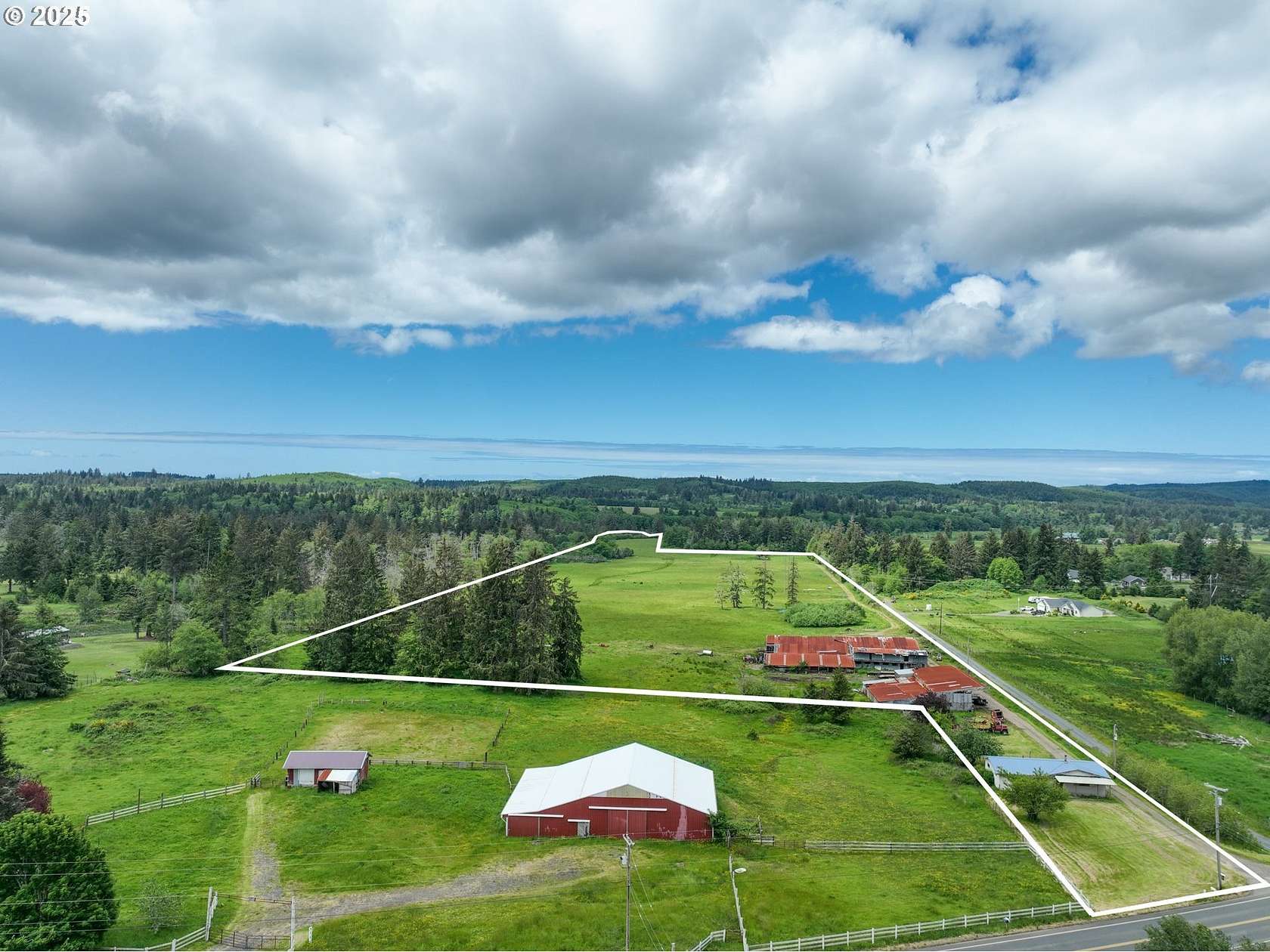 53.18 Acres of Land with Home for Sale in Astoria, Oregon