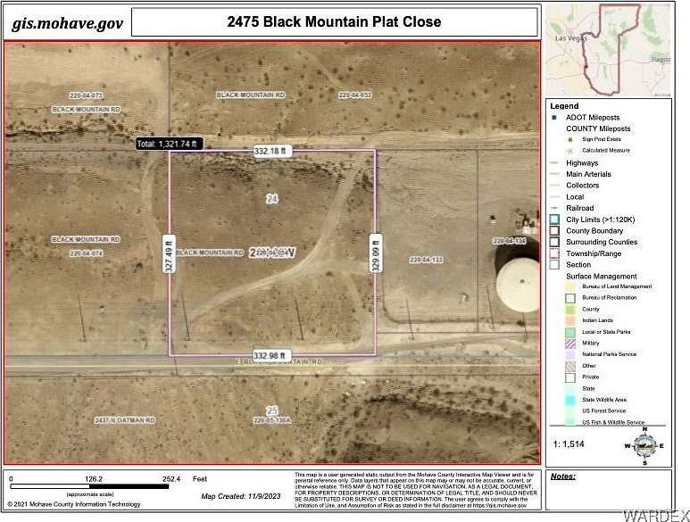 2.5 Acres of Residential Land for Sale in Bullhead City, Arizona