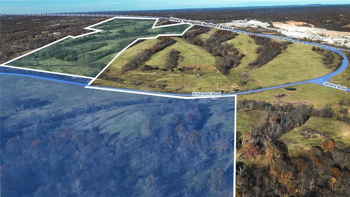 297 Acres of Land for Sale in Springdale, Arkansas